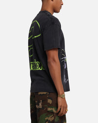 73Studio X South Park Mysterion Vintage T-Shirt Black Acidwash