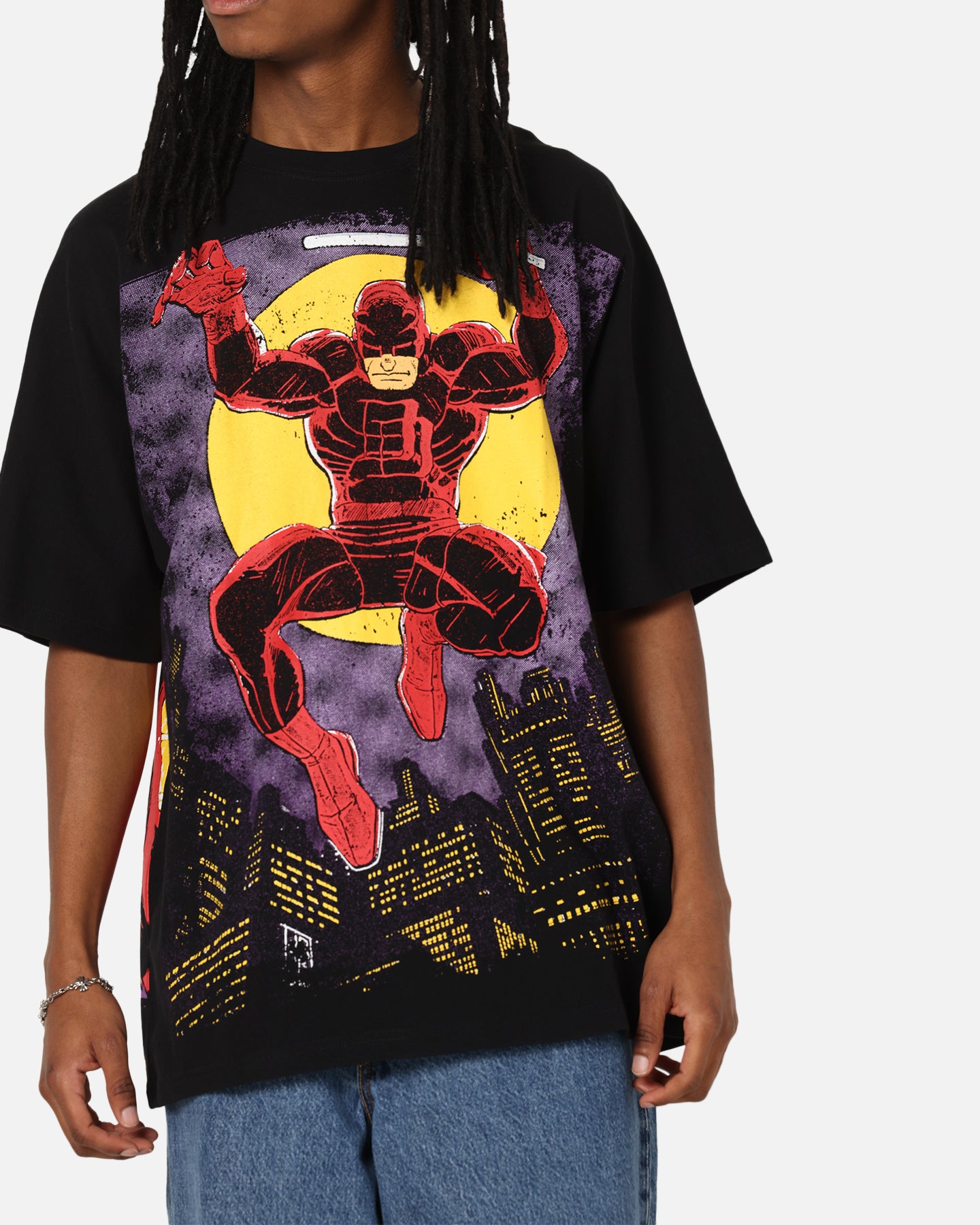 73Studio Marvel Daredevil All Over Print T-Shirt Black | Culture