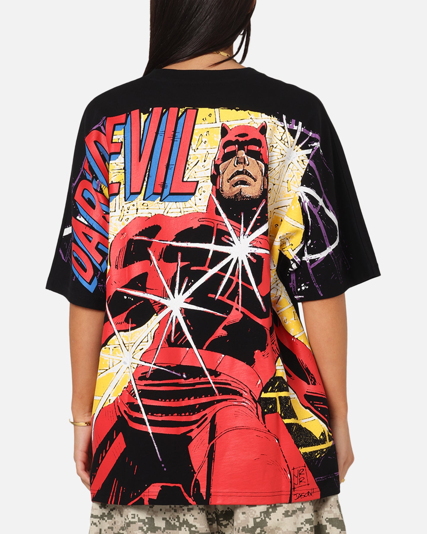 73Studio Marvel Daredevil All Over Print T-Shirt Black | Culture