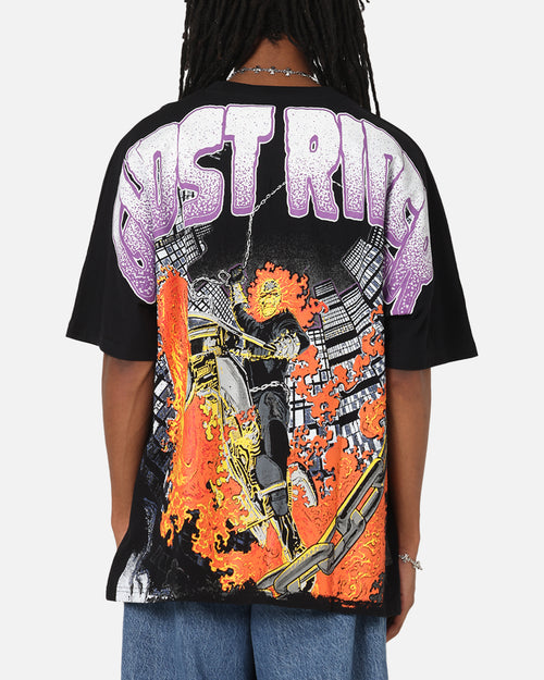 73Studio Marvel Ghost Rider All Over Print T-Shirt Black