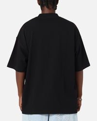 Ed Hardy Dagger Rhinestone Crop T-Shirt Black