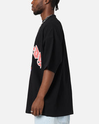 Ed Hardy Dagger Rhinestone Crop T-Shirt Black