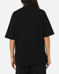 Ed Hardy Dagger Rhinestone Crop T-Shirt Black