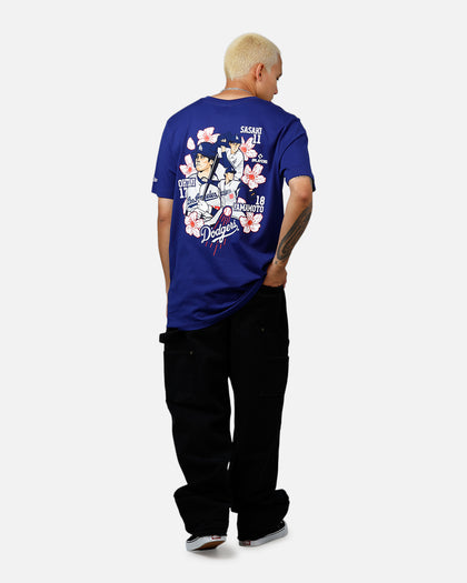 New Era Los Angeles Dodgers Cherry Blossom T-Shirt Blue