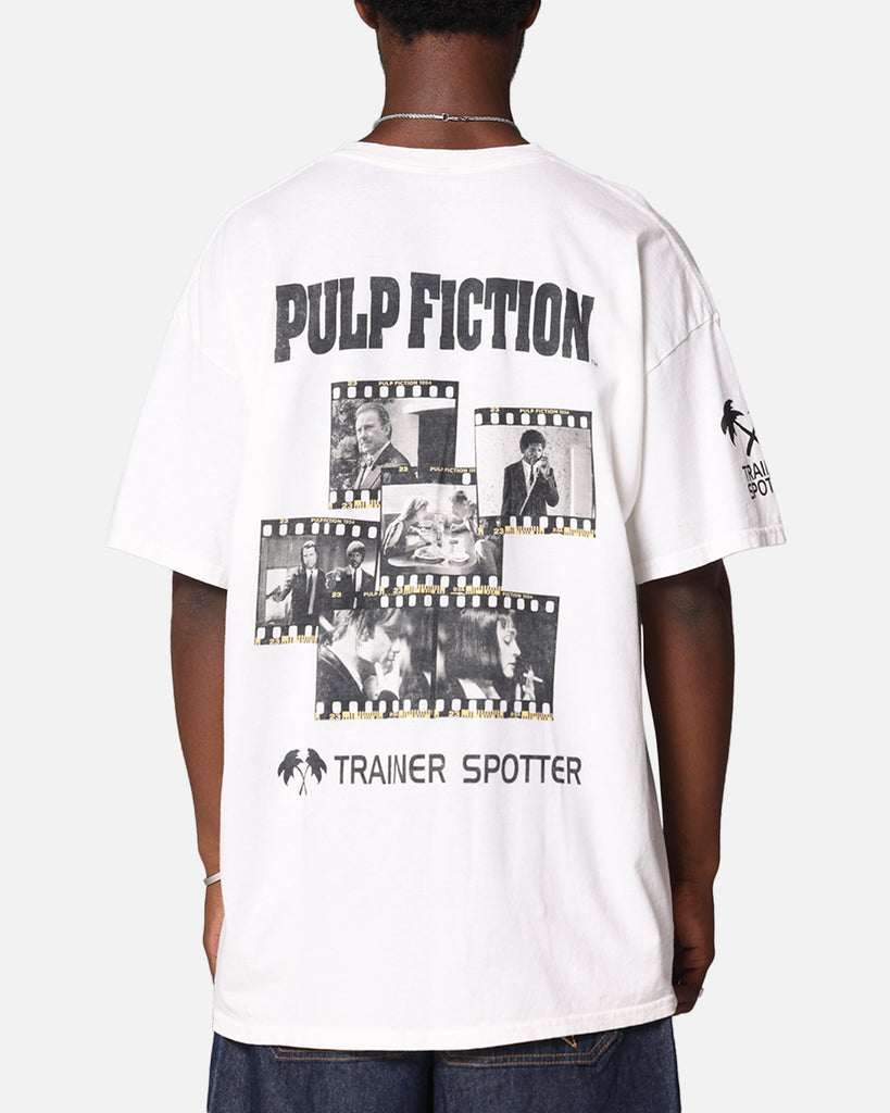 BIOCLOD Pulp Fiction Mia Face Uomini Maglietta Bianca Girocollo Men T-Shirt White Round Neck 4XL