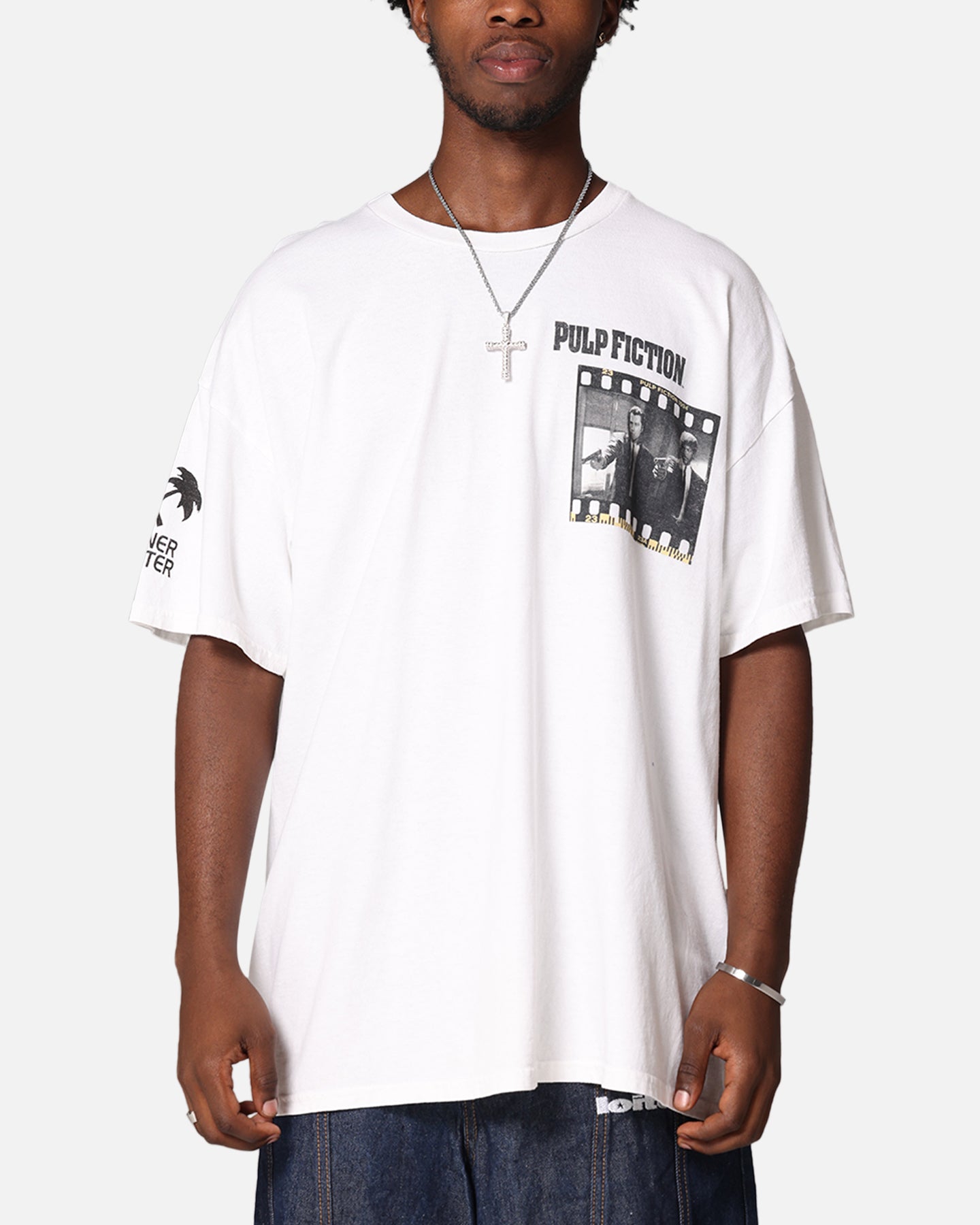 Pulp Fiction Montage T-Shirt White Vintage | Culture Kings US
