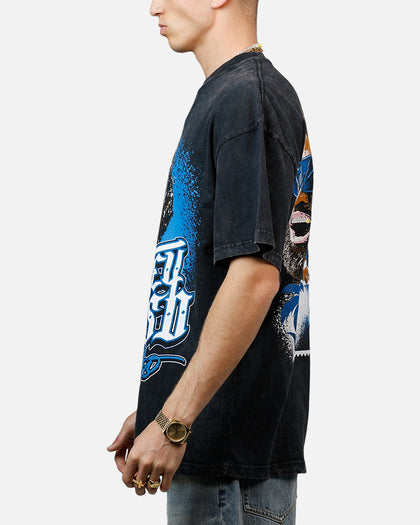 Culture Kings X WWE Jey Uso Wrestlemania XLI Vintage T-Shirt Black Acidwash