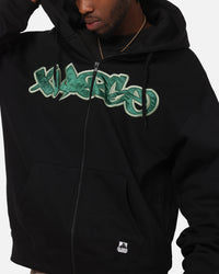 X-Large Mark Zip Through Hoodie Black