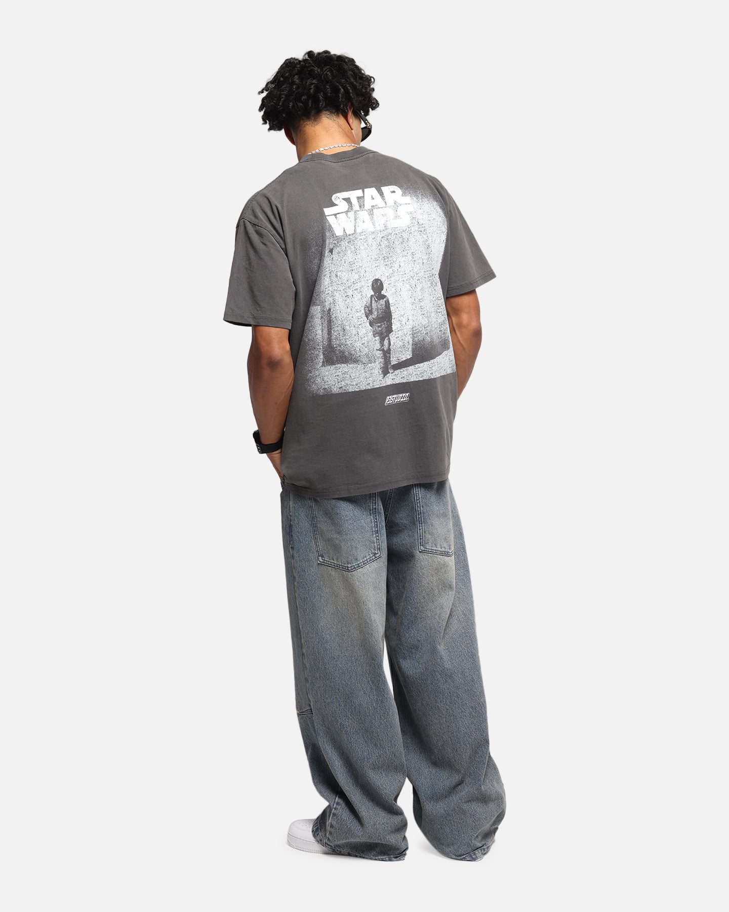 73Studio Star Wars Anakin The Boy Vintage T-Shirt Black Wash