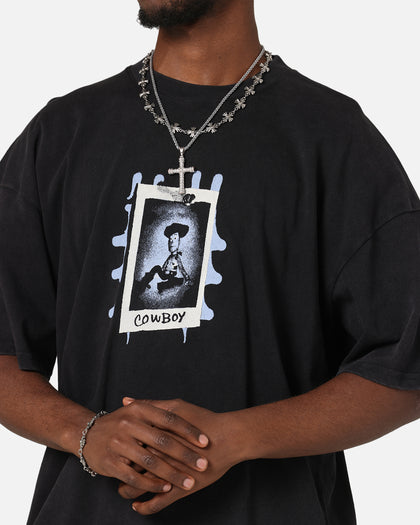 73Studio Disney Pixar Toy Story Woody Vintage T-Shirt Black Acidwash
