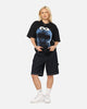 American Thrift X Sesame Street Cookie Monster Grail Heavy T-Shirt Black