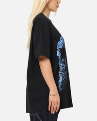 American Thrift X Sesame Street Cookie Monster Grail Heavy T-Shirt Black