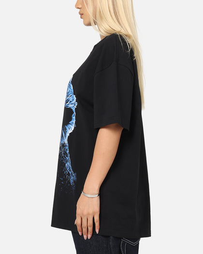 American Thrift X Sesame Street Cookie Monster Grail Heavy T-Shirt Black