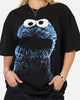 American Thrift X Sesame Street Cookie Monster Grail Heavy T-Shirt Black