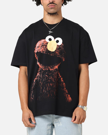 American Thrift X Sesame Street Elmo Grail Heavy T-Shirt Black