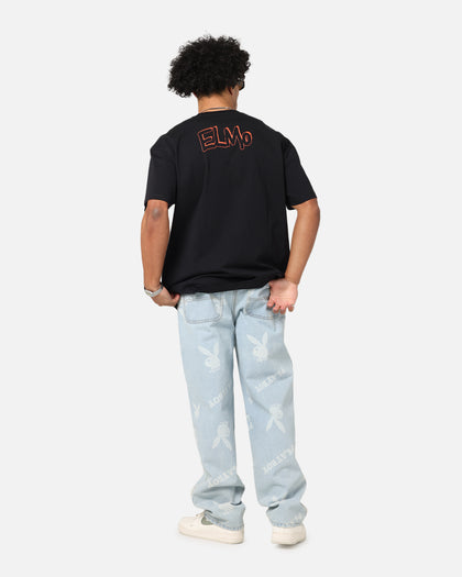 American Thrift X Sesame Street Elmo Grail Heavy T-Shirt Black