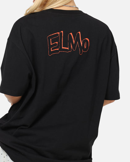 American Thrift X Sesame Street Elmo Grail Heavy T-Shirt Black