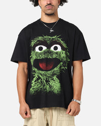 American Thrift X Sesame Street Oscar The Grouch Grail Heavy T-Shirt Black
