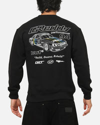 Huf X Greddy Retro Mod Crewneck Black