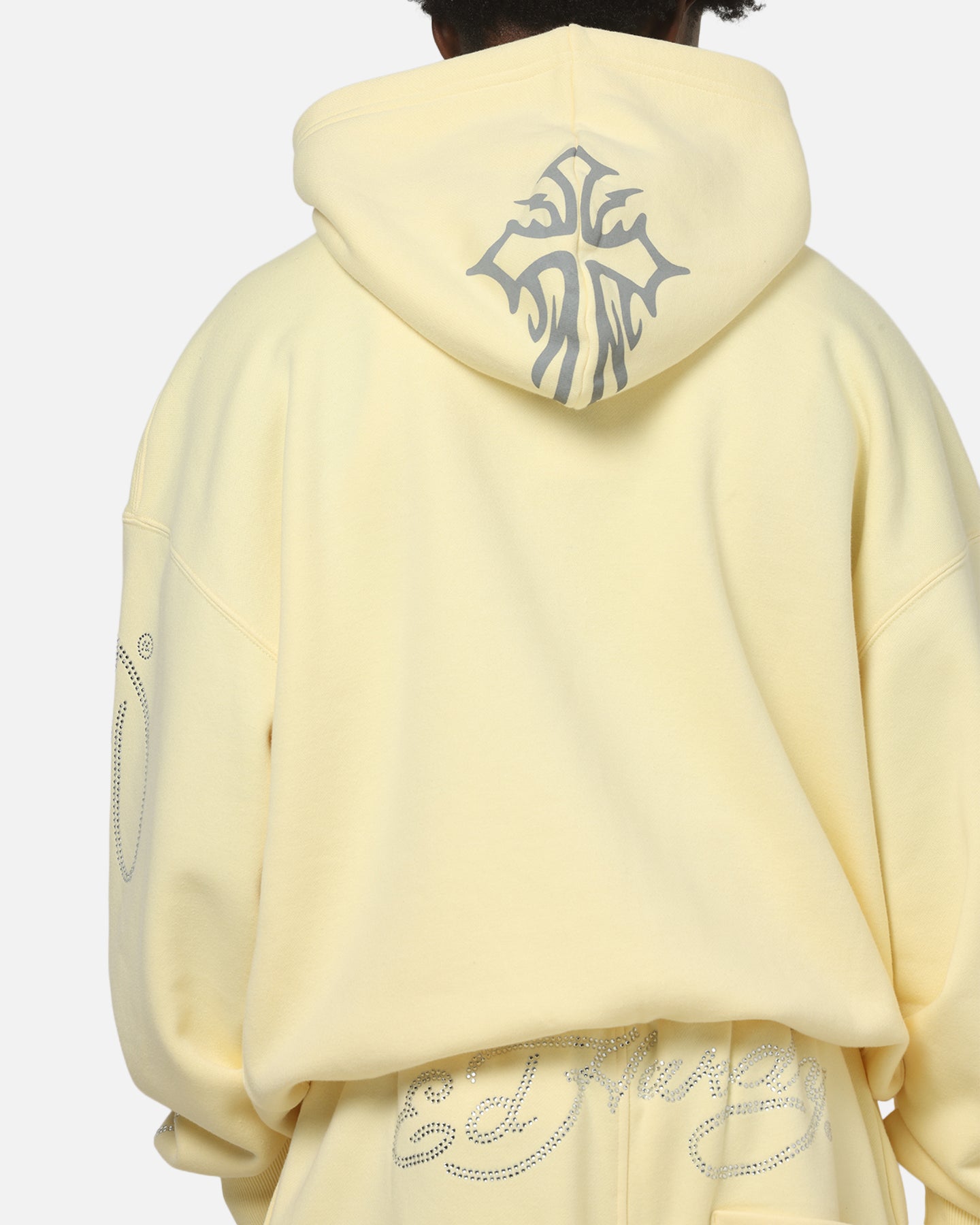 Ed Hardy Trinity Zip Hoodie Butter Yellow | Culture Kings US