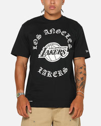 New Era Los Angeles Lakers Gothic Oversized T-Shirt Black