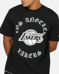 New Era Los Angeles Lakers Gothic Oversized T-Shirt Black