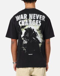 73Studio X Fallout '08 Fallout 3 Vintage T-Shirt Black Acidwash