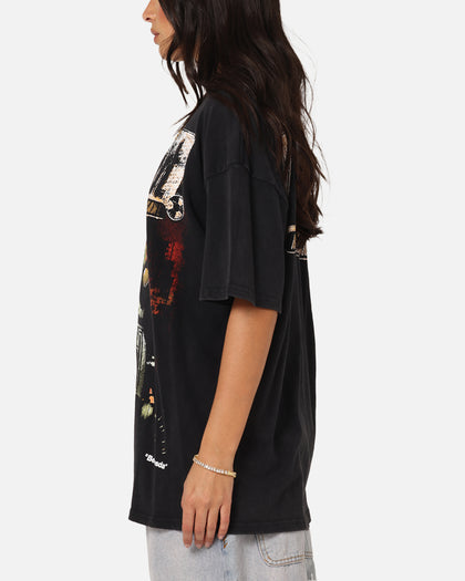 73Studio X Fallout '97 Fallout Vintage T-Shirt Black Acidwash