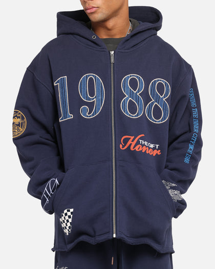 Honor The Gift 1988 Full Zip Hoodie Navy