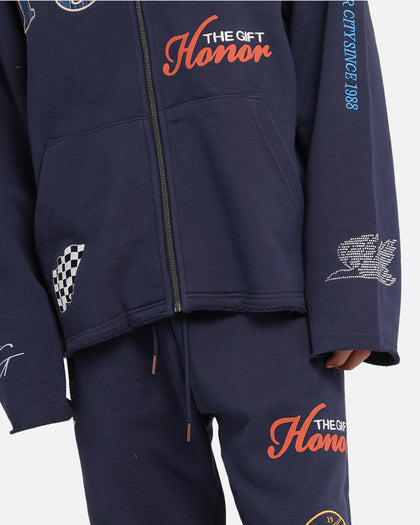 Honor The Gift 1988 Full Zip Hoodie Navy