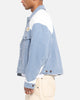 Honor The Gift Color Blocked Trucker Jacket Indigo
