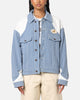 Honor The Gift Color Blocked Trucker Jacket Indigo