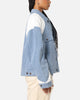 Honor The Gift Color Blocked Trucker Jacket Indigo