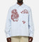 Ed Hardy Euro Button Up Shirt Blue Pinstripe