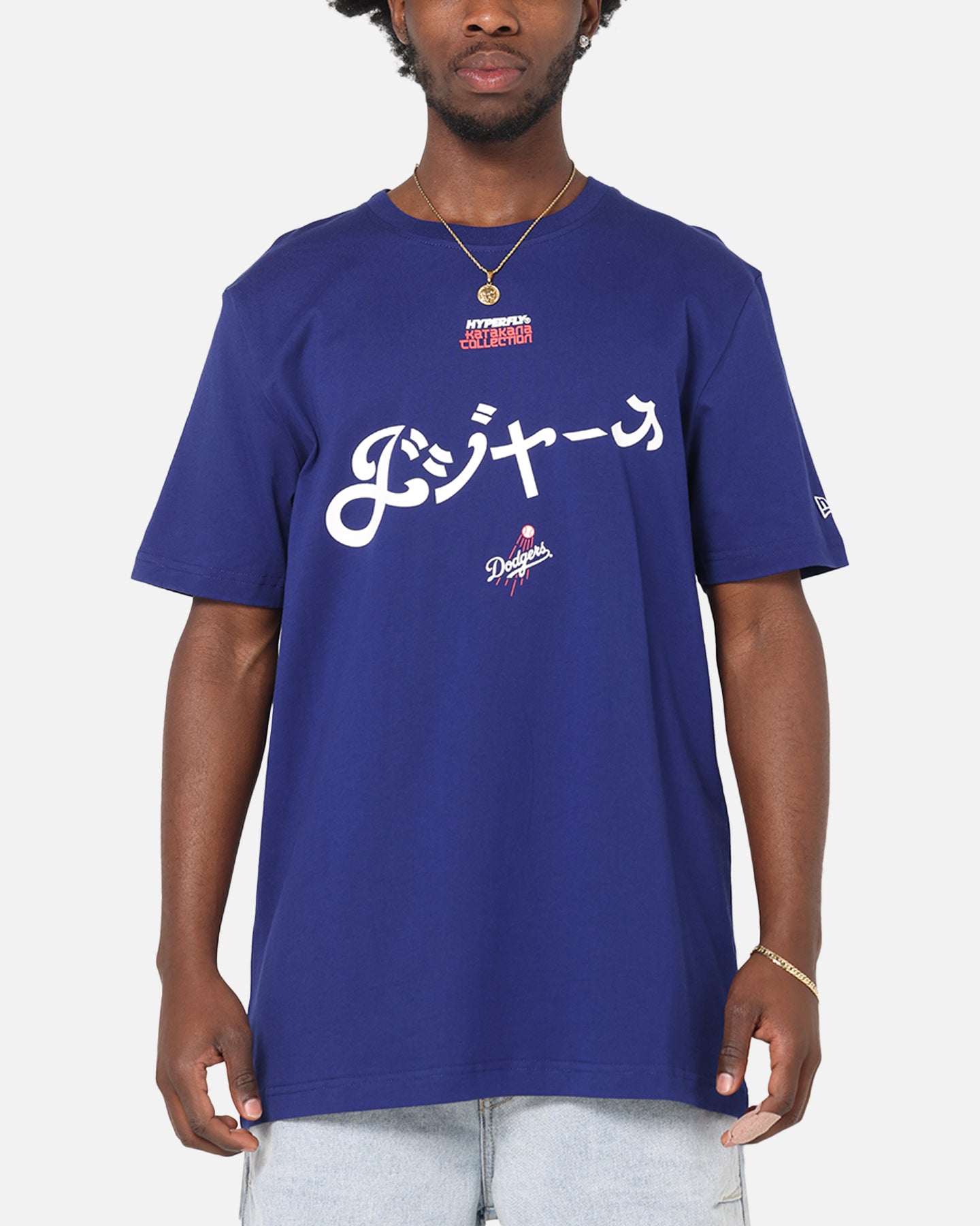 New Era Los Angeles Dodgers 'Hyperfly Katakana x MLB' T-Shirt Dark