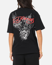 Ed Hardy Flash Demon T-Shirt Black