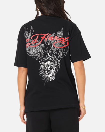 Ed Hardy Flash Demon T-Shirt Black