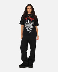 Ed Hardy Flash Demon T-Shirt Black