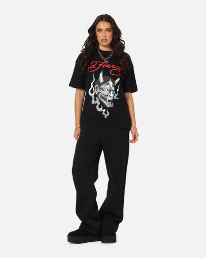 Ed Hardy Flash Demon T-Shirt Black