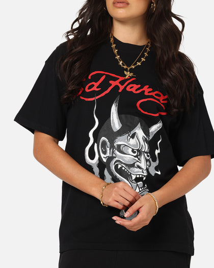 Ed Hardy Flash Demon T-Shirt Black