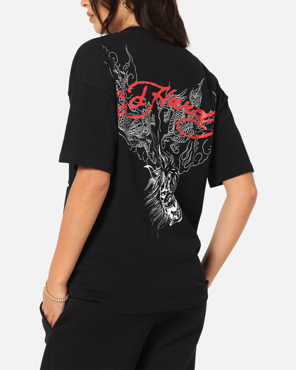 Ed Hardy Flash Demon T-Shirt Black