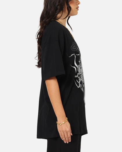 Ed Hardy Cross My Heart T-Shirt Black