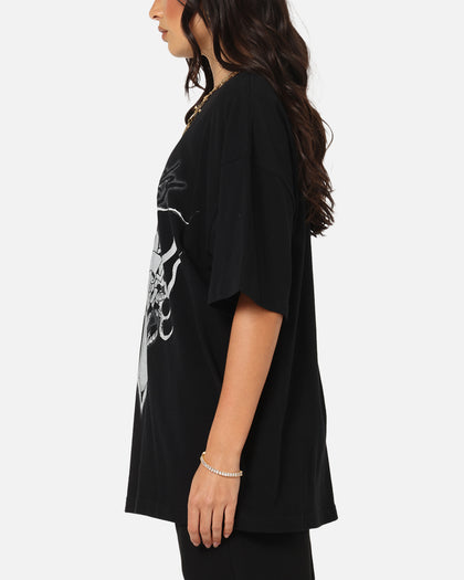 Ed Hardy Cross My Heart T-Shirt Black