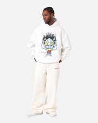 Ed Hardy Blue Dragon Hoodie White