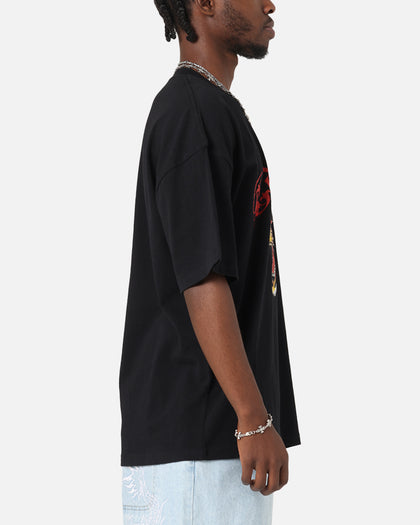 Ed Hardy Tiger Wrath T-Shirt Black