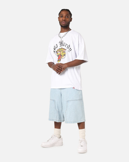 Ed Hardy Tiger Wrath T-Shirt White