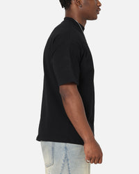 Saint Morta Muerte Mock Neck T-Shirt Black