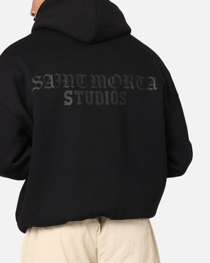 Saint Morta Studios Boxy Hoodie Black