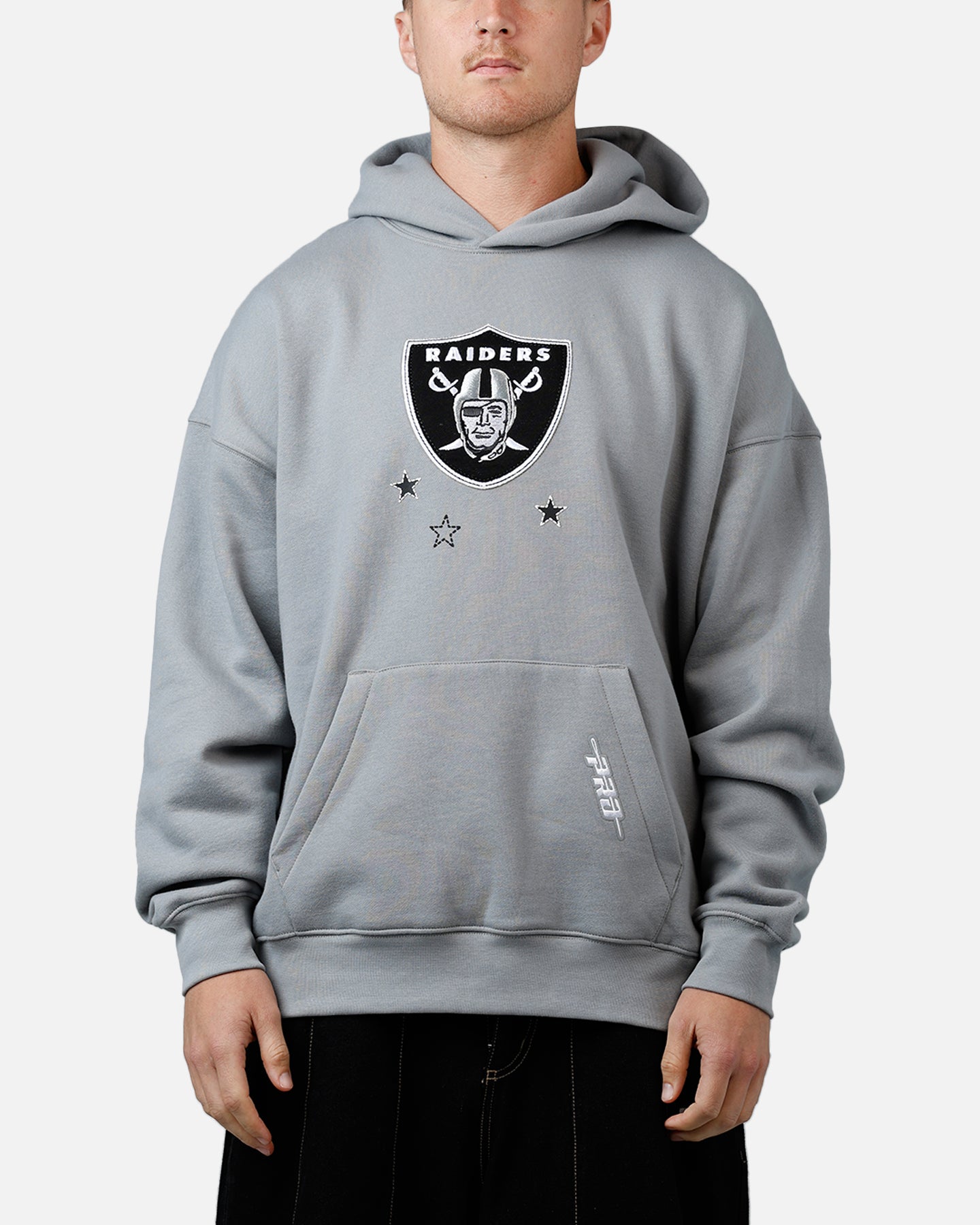 Pro Standard Las Vegas Raiders Kickoff Hoodie Grey | Culture Kings US