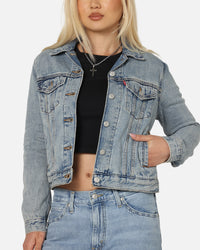 Levi Strauss And Co Women's Original Trucker Jacket Blue
